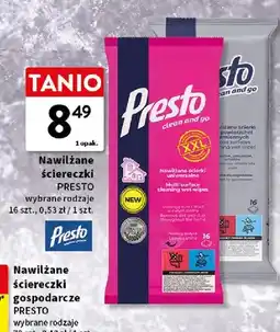 Intermarche Nawilżane ściereczki Presto oferta