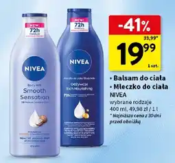 Intermarche Balsam do ciała Smooth Sensation Nivea oferta