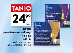 Intermarche Krem przeciwzmarszczkowy na noc Rewitalizujący 55+ Nivea oferta