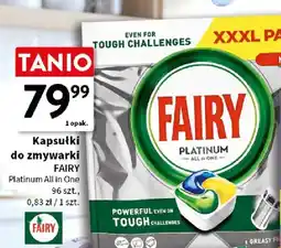 Intermarche Kapsułki do zmywarki Fairy Platinum All in One oferta