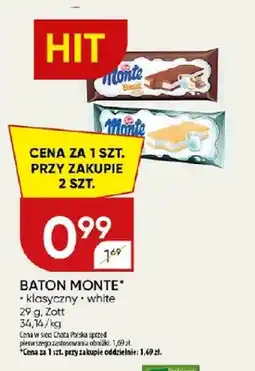 Chata Polska Baton Monte klasyczny Zott oferta