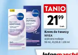 Intermarche Krem do twarzy na dzień Soothing Nivea oferta