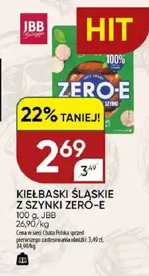 Chata Polska Kiełbaski śląskie z szynki Zero-E JBB oferta