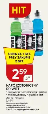 Chata Polska Napój izotoniczny Dr Witt czerwona pomarańcza oferta