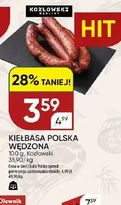 Chata Polska Kiełbasa polska wędzona Kozłowski oferta