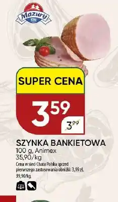 Chata Polska Szynka bankietowa Animex oferta