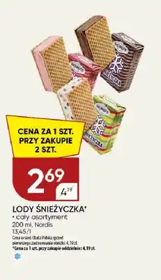 Chata Polska Lody Śnieżyczka Nordis oferta