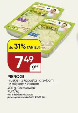 Chata Polska Pierogi z kapustą i grzybami Grześkowiak oferta