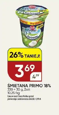 Chata Polska Śmietana Primo Zott 18% oferta