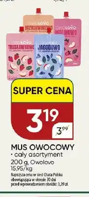 Chata Polska Mus owocowy Owolovo oferta
