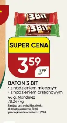 Chata Polska Baton 3Bit z nadzieniem mlecznym oferta