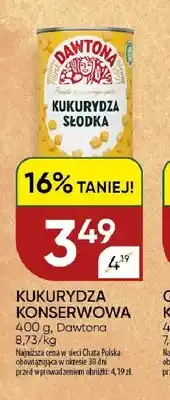 Chata Polska Kukurydza konserwowa Dawtona oferta