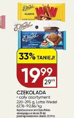 Chata Polska Czekolada E.Wedel oferta