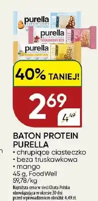 Chata Polska Baton Protein Purella chrupiące ciasteczko oferta