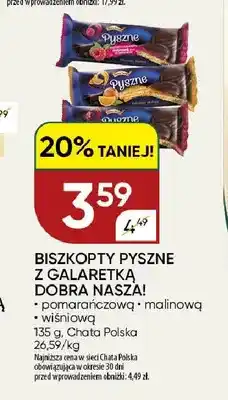 Chata Polska Biszkopty Pyszne z galaretką pomarańczową Dobra Nasza! oferta