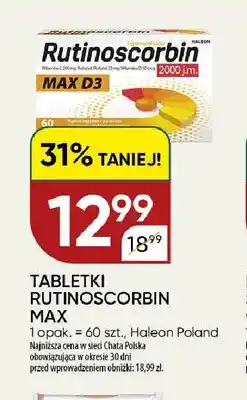 Chata Polska Tabletki Rutinoscorbin Max oferta