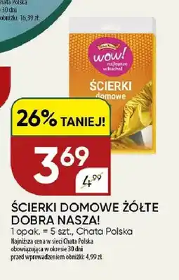 Chata Polska Ścierki domowe żółte Dobra Nasza! oferta