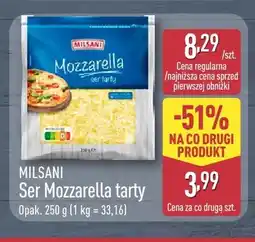 ALDI Ser mozzarella tarty Milsani oferta