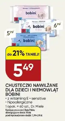 Chata Polska Chusteczki nawilżane dla dzieci i niemowląt Bobini z witaminą E oferta