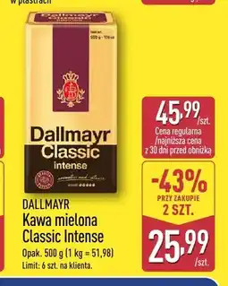 ALDI Kawa mielona Classic Intense Dallmayr oferta