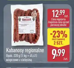 ALDI Kabanosy regionalne wieprzowe z cielęciną Majerczyk oferta