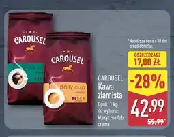 ALDI Kawa ziarnista crema Carousel oferta