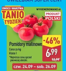 ALDI Pomidory malinowe oferta