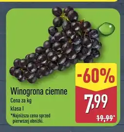 ALDI Winogrona ciemne oferta
