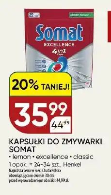 Chata Polska Kapsułki do zmywarki Somat lemon oferta