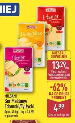 ALDI Ser maślany w plastrach Milsani oferta