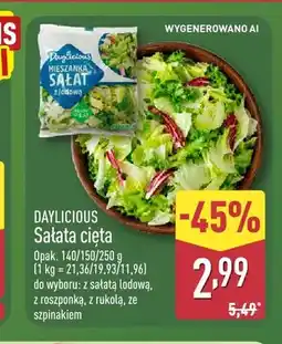 ALDI Sałata cięta z sałatą lodową Daylicious oferta