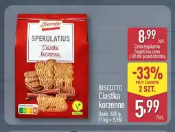 ALDI Ciastka korzenne Biscotto oferta