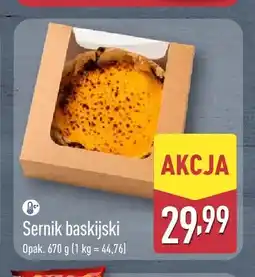 ALDI Sernik baskijski oferta