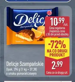 ALDI Ciastka Delicje Szampańskie o smaku pomarańczowym oferta