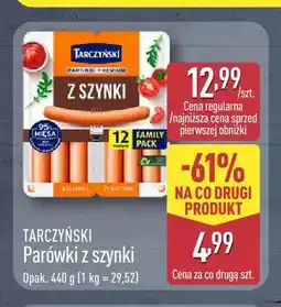 ALDI Parówki z szynki Tarczyński Premium Family Pack oferta