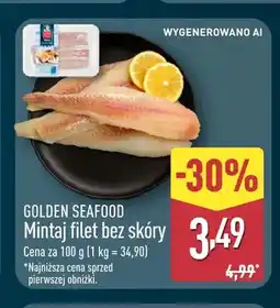 ALDI Mintaj filet bez skóry Golden Seafood oferta