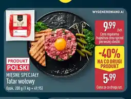 ALDI Tatar wołowy Mięsne Specjały oferta