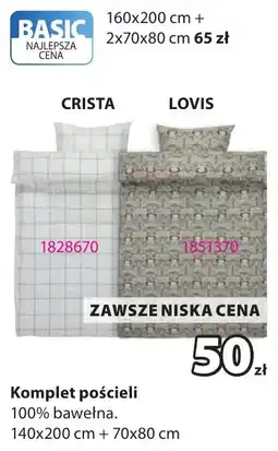 JYSK BASIC Komplet pościeli oferta