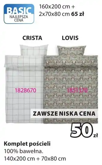 BASIC Komplet pościeli