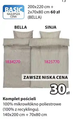 JYSK Komplet pościeli Bella oferta