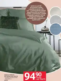 Selgros Komplet Pościel Satynowej oferta