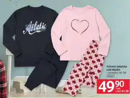 Selgros Piżama damska lub męska oferta