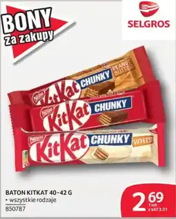 Selgros Baton KitKat oferta