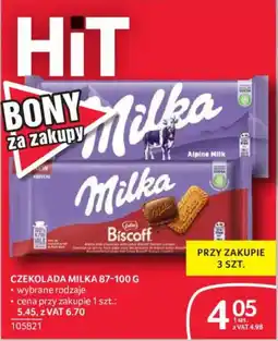Selgros Czekolada Milka oferta