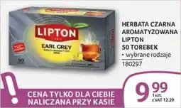 Selgros Herbata czarna aromatyzowana Lipton Earl Grey oferta