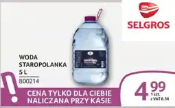 Selgros Woda Staropolska oferta