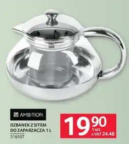 Selgros Dzbanek z sitem do zaparzacza 1 L oferta