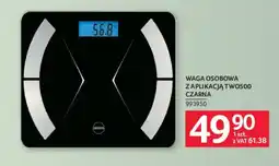 Selgros Waga osobowa z aplikacją Two500 czarna oferta