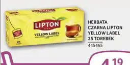 Selgros Herbata czarna Lipton Yellow Label oferta
