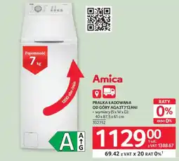 Selgros Pralka Ładowana Od Góry Aga3t712ani oferta